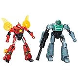 Transformers EarthSpark Cyber-Combiner Terran Twitch und Robby Malto Action-Figuren