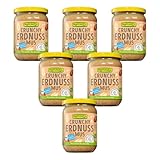 Rapunzel Bio Erdnussmus Crunchy mit Salz (6 x 500 gr)