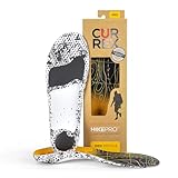 CURREX HikePro Einlegesohle – Deine neue Dimension des Wanderns. Dynamische Performance Einlegesohle für Walking, Hiking oder Spaziergänge,Gelb (Mid Profile),EU 42-44 (Tag L)