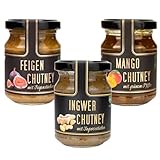 Chutneys (Feige, Mango, Ingwer) - Natur pur