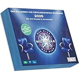 DUMONT - Wer wird Millionär 2026 – Tagesabreißkalender 15×12 cm mit 313 Seiten, Rätselkalender & Quizkalender mit Originalfragen aus der RTL-Sendung: ... Quizshow, Mit 313 Fragen & Antworten