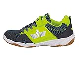 Lico Sport VS Unisex Kinder Hallenturnschuh, Anthrazit/ Lemon, 36 EU