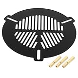 Mikinona Aluminium Bahtinov Fokussiermaske Metall Teleskop Maske für Reflektoren Refraktoren mit Rutschfesten Silikonhülsen für Präzise Astrofotografie und Stabile Zentrierung