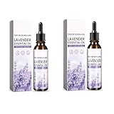 Lavendelöl Ätherisches Öl, Ätherische Öle für Diffuser Aroma Erstklassige Qualität, Duftöl Lavendel Öl für Kerzen, Duftlampe, Luftbefeuchter (Lavendelöl Ätherisches Öl, 2)