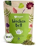 PregniVital® - Wochenbett Tee - 100% BIO Rückbildungstee - mit Frauenmantel, Schafgarbe und Hirtentäschelkraut nach traditionellem Hebammen-Wissen - für spezielle Bedürfnisse nach der Geburt