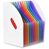 Maxzord Erweitern Des Ordners für Dateihalter Stehend A4 Vertical File Organizer Magazine Korb Desktop 13 File Halter