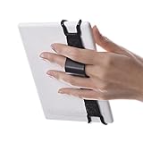 WANPOOL Universelles Anti-rutsch Handhalteband Halterung Stütze mit Verstellbaren Lederband Ständer, zur Nutzung mit 6 Zoll Kindle E-Reader - Kindle Paperwhite/Voyage/Oasis/Fire HD 6 und Anderen