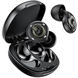 Ohrstöpsel zum Schlafen, Neu ehörschutzstöpsel, 36dB Wiederverwendbare Earplugs mit 6 Ohrenkappe und Tragetasche, Gehörschutz Geräuschreduzierende ohrenstöpsel, für Schnarchen Studium Arbeit, Schwarz