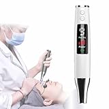 Plasmastift Zum Entfernen Von Hautflecken, Tragbares, Per USB Wiederaufladbares Gerät – Einstellbare Frequenz Von 9 Und 4 Intensitäten, LED-Anzeige – Für Warzen, Muttermale, Schwarze Flecken ,White