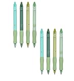 4 Stück Radierbarer Kugelschreiber, Erasable Pen Set einziehbare Tintenroller Radierbar für Studenten Geschenk, Radiergummi Stift,Schul Bürobedarf (0,5mm Mine) (2)