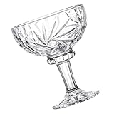 IMIKEYA Dessertschale aus Glas mit Fuß Eisbecher für Eiscreme und Joghurt Mehrzweck Dessertglas für Zuhause und Festessen