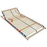Beco Lattenrost, Easy Fit K, 100 x 200 cm, Test SEHR GUT, 28 Federholzleisten, einfache Selbstmontage, Kopfteil verstellbar, Made in Germany, 100 Nächte Testschlafen