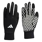 adidas Unisex Gloves Tiro C Gloves, Black/White, HS9750, M