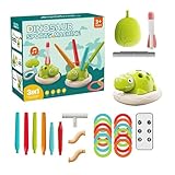 Dinosaurier-Raketenspielzeug | Spiel für mit Dinosaurier-Design – für 4 bis 8 Jahre, für die Familie mit Springseil, ich