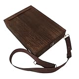 SEWACC Kasten Messenger-holzkiste Kunst-reiseetui Künstlertasche Schriftsteller-umhängetasche Kunsttasche Künstler Rucksack Hölzerne Weinkiste Künstleraufbewahrung Aus Holz Coffee