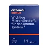 Orthomol Immun - Mikronährstoffe zur Unterstützung des Immunsystems - Nahrungsergänzung mit Vitamin C, Vitamin D und Zink - Granulat à 15 x Tagesportionen