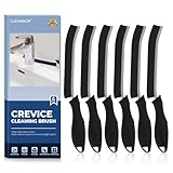 Cleangor Fugenbürste, Hartborsten Ecken Reinigungsbürste, Fugenreinigungsbürste, Crevice Cleaning Brush, Eckreinigungsbürste Für Bad, Dusche, Küche, Toilette, Waschbecken, Fliesen