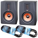 Generisch ESI Unik 05+ aktive Studio Monitor-Boxen 1 Paar + 2X keepdrum Klinkenkabel 6m