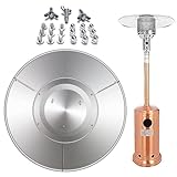 Decken-Reflektorschirm der Terrassenheizung - Fokussierreflektor Staubschutzheizung | Terrassenheizung Reflektorschirm für runde Propa-Heizung