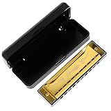 Yardwe Bequeme Mundharmonika Für Anfänger Tragbares Musikinstrument Mit Löchern Für Vielfältige Anwendungen Und Klaren Für Schule Reisen Und Partys