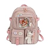 Rucksäcke Mädchen Teenager Schwarz Süßer Rucksack Schulrucksack Kleinkinder für Schulbedarf Zubehör Rucksäcke Kinder Rucksäcke Jungen 3 (One Size)
