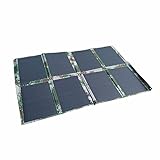 HPHPH Solarpanel 100W Solar Folding Pack Solarladepanel Tragbare Solarstromerzeugung 100W Solarpanel Folding