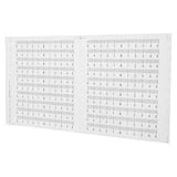 NULYLU 20 Stück Selbstklebende Maßband Aufkleber Klebelineal mit Klarer Skala Transparent Schwarz für Nähtisch und Werkbank