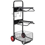 DaisyInner Rollsattelwagen mit Rad, robuster Sattelständer, Dolly Pferdeausrüstung, zusammenklappbar, für Lagerung, Umzug, Organisation, Transportzubehör (abnehmbares Gestell)