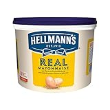 Hellmann's Real Mayonnaise (mit Rapsöl, ideal als Pommes und Burger Sauce und für Salat Dressings), 1er Pack (1 x 5 l)