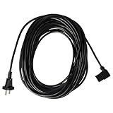 vhbw Stromkabel kompatibel mit Cleanfix S10 Plus Staubsauger - 15 m Kabel, Anschlusskabel
