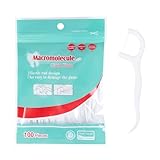 100 Zahnseide Stick, Zahnseide, Zahnreinigung, Zahnstocher Stick, Einweg-Zahnseide Sticks für die Zahnpflege - Zahnreinigung Sticks für die Entfernung von Plaque und Speisereste