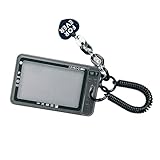 Hkfgdjdl Fotokartenhalter mit Anhänger und einziehbarer Federspule, Schlüsselanhänger, wasserabweisend, Kartenhalter für 1–2 Karten