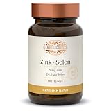 BÄRBEL DREXEL Zink + Selen Kapseln Hochdosiert mit natürlichem Zinkgluconat + Selenhefe, Vegan (145 Stk) Haut Haare Nägel Knochen Immunsystem Nahrungsergänzung Naturheilkunde Zinktabletten