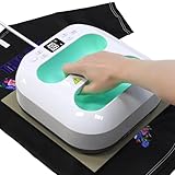 Mefine Transferpresse Plotter 22.8cmx22.8cm/9'x9' Heizpresse Tragbare T-Shirt Plotter Maschine con Zeitmesser, Schnelles Aufheizen&Automatische Abschaltung DIY Buigelpresse fur Kleidung und Taschen
