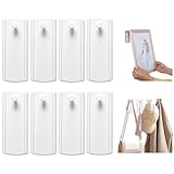 8 Stück Klebenagel für Bilderrahmen, Bilderhaken Selbstklebend, Klebehaken Bilder Putz Aufhänger, Abnehmbarer und Wiederverwendbarer Universal Wanddekoration Wandhaken Spurlose Einfache, Hooks