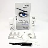 Swiss o Par Wimpern- und Augenbrauenfarbe 2.0, Wimpern- und Augenbrauenfärbe-Set, Volltonfarbe für 10-12 Anwendungen (Schwarz)