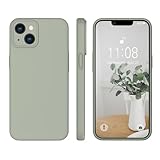 WXX für iPhone 14 Hülle Silikon Case, Handyhülle für iPhone 14 Ultra Dünn mit Microfiber, Flüssig Silikon Gel Gummi Kratzfeste Schutzhülle Matt Hülle für iPhone 14 6.1'' 2022 Kupfer Grün
