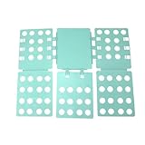 Shirene Faltbrett für Kleidung,T Shirt Faltbrett Kunststoff Zusammenleghilfe Falzbrett Clothes Wäsche FaltbrettEinfach und Schnell für Kinder und Erwachsene,um Kleidung Verschiedener Größen