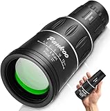 Pankoo 16 x 52 Monokular-Teleskop für Erwachsene, kompaktes für Erwachsene und Kinder, HD für Geschenke, Outdoor-Aktivitäten, Vogelbeobachtung, Wandern, Konzert, Reisen