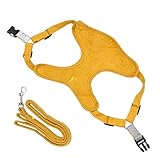 LIOOBO 2Stücke Haustiergeschirr Set Verstellbares Geschirr für Kleine Hunde und Welpen Traktionsleine und Langlebiges Material für Optimalen