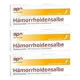 Hämorrhoidensalbe mit Hamamelis und Panthenol von apodiscounter 3x30 g