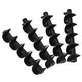 SAFIGLE 4 Stück Teiliges Schokobrunnen Ersatzteil Spiralschaft für Schokoladenbrunnen Maschine Kompatibel für Zuhause und Kleine Veranstaltungen Effiziente Schmelzfunktion Reibungsloser