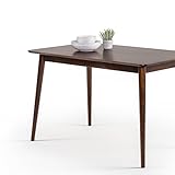 Zinus Jennifer Schreibtisch Tisch 120x75x74 cm - Metall und Holz Bürotisch - Mehrzwecktisch - Espresso Brown, Espressofarbe