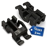VIOKS 2x Lager für Unterkorbeinsatz Ersatz für Whirlpоol 481010600198 481253578098 Indesit C00314875 Unterkorbhalterung für Teller Klappstacheln in Geschirrkorb Spülmaschine Geschirrspüler