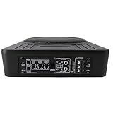 Auto-Subwoofer, 10 Zoll, Ultradünn, 600 W Angetrieben, Auto-Subwoofer, Platzsparender Auto-Lautsprecher aus Aluminiumlegierung für LKW