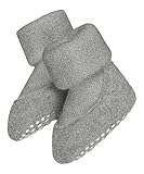 FALKE Unisex Baby Stoppersocken Baby Cosyshoe B Hp Wolle rutschhemmende Noppen 1 Paar, Grau Light Grey 3400, 15/16 EU