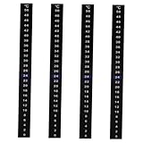 FONDOTIN 4Stücke Gärungsthermometerstreifen für Einmachgläser Selbstklebende Temperaturmessung für Heimgebrau und Präzise Gärüberwachung zu Verwenden Reinigen