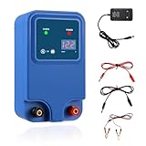 Weidezaungerät 12V Wasserdicht Elektrozaungerät mit LED Anzeige,