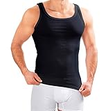 MERISH 5er Pack Herren Unterhemd Weiss Feinripp Weiß Tank Top Baumwolle T-Shirt 400 (XL, 400 5er Pack Schwarz)