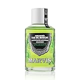 Marvis Spearmint Mundwasser Konzentrat, 120 ml, alkoholfreie Mundspülung fördert einen langanhaltend frischen Atem, gesundes Zahnfleisch und reduziert Zahnbelag
